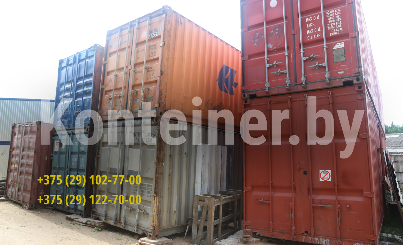 Морской контейнер 20футов - фото 1 - id-p6513351
