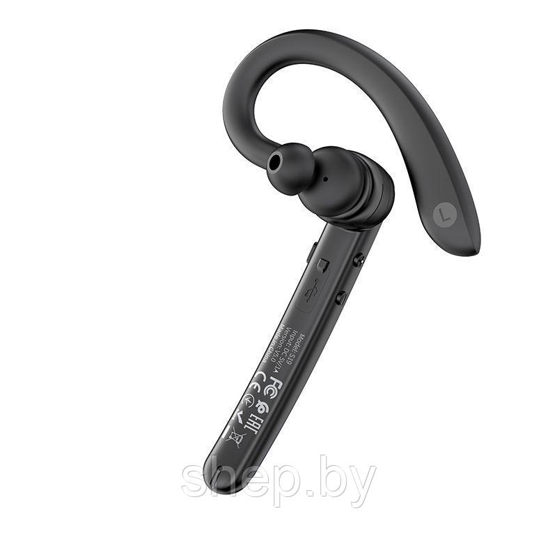 Bluetooth-гарнитура Hoco S19 цвет: черный - фото 3 - id-p172250558