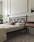 Кровать "Монблан" (120х200/ноги металл/цвет Черный), фото 3
