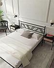 Кровать "Монблан" (120х200/ноги металл/цвет Черный), фото 2