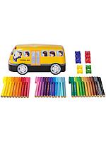 Faber-Castell / Набор для творчества Faber-Castell "Набор для рисования "Connector School Bus", 43 предм, пода