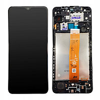 Дисплей Original для Samsung Galaxy A12/A125 В сборе с тачскрином. С рамкой. Черный