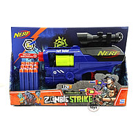 Детский бластер Nerf Zombie Strike, мягкие пули, JBY 086, Hasbro