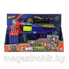 Детский бластер Nerf Zombie Strike, мягкие пули, JBY 085, Hasbro