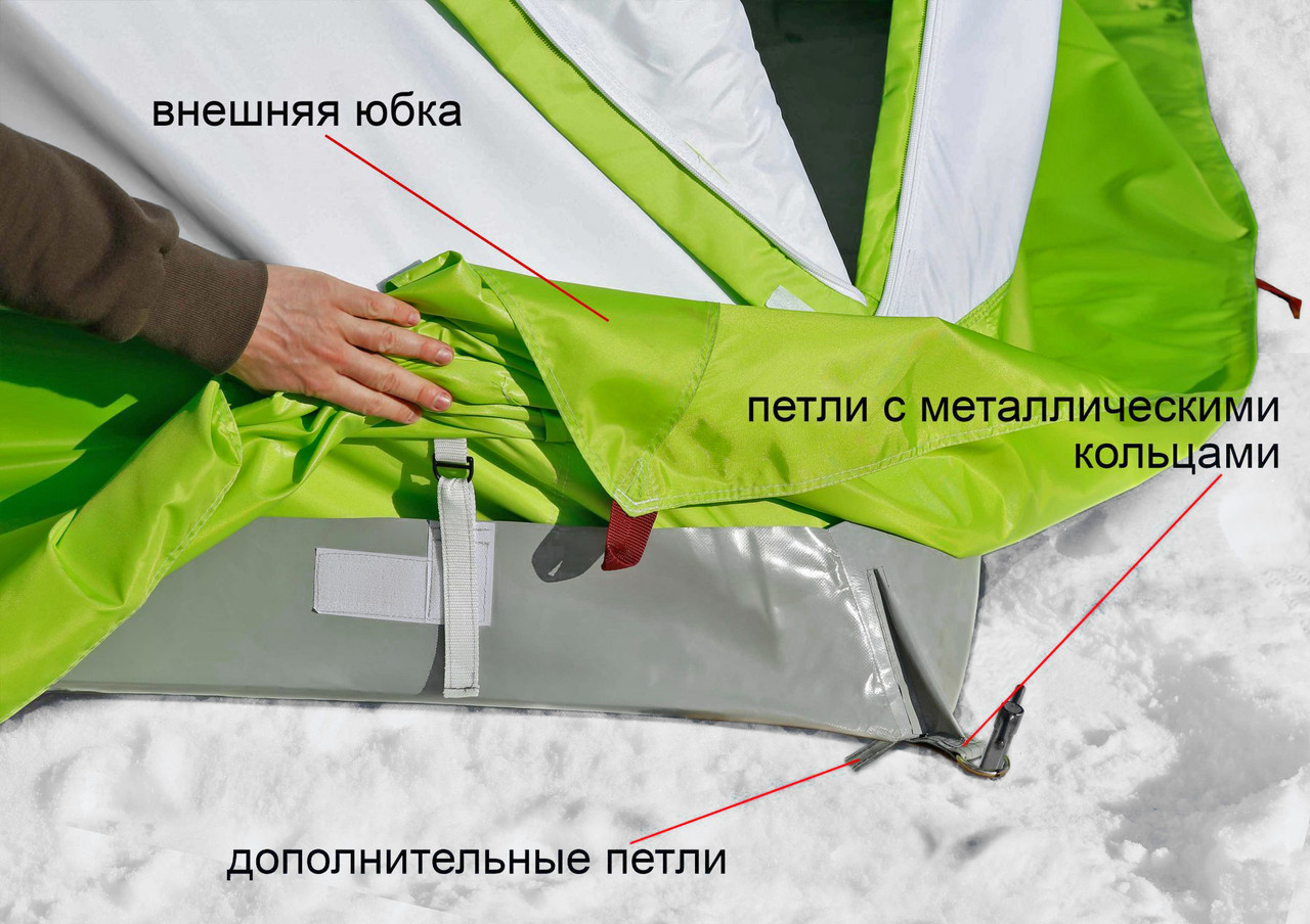 Пол для зимней палатки Лотос КубоЗонт 4 (260*260), арт. 4032 - фото 6 - id-p172261846