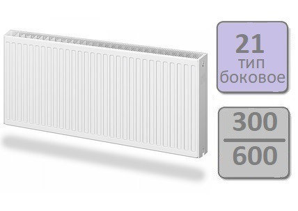 Стальной панельный радиатор Lemax Compact тип 21-300 600, фото 2