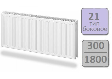 Стальной панельный радиатор Lemax Compact тип 21-300 1800