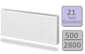 Стальной панельный радиатор Lemax Compact тип 21-500 2800, фото 2