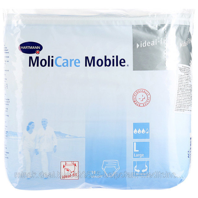 Трусы впитывающие Molicare Mobile размер L, № 14