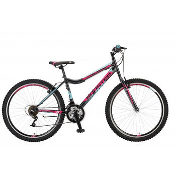 Велосипед Booster Galaxy антрацит-розовый