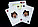 Карты Dal Negro Mirage (фиолетовая рубашка) / пластиковые / для покера, фото 4