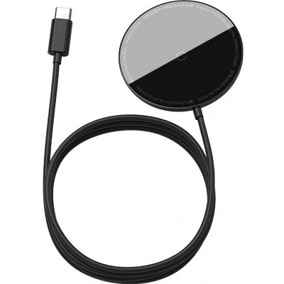 Беспроводное зарядное устройство Baseus WXJK-F01 Simple Mini Magnetic Wireless Charger магнитное (для iPhone - фото 5 - id-p172277903