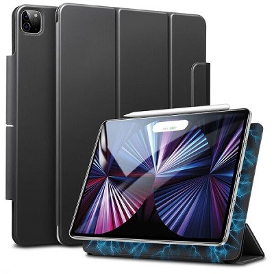 ESR Rebound Magnetic Case с застежкой и креплением стилуса черный для Apple iPad Pro 12.9 (2022) Wi-Fi - фото 1 - id-p172277913