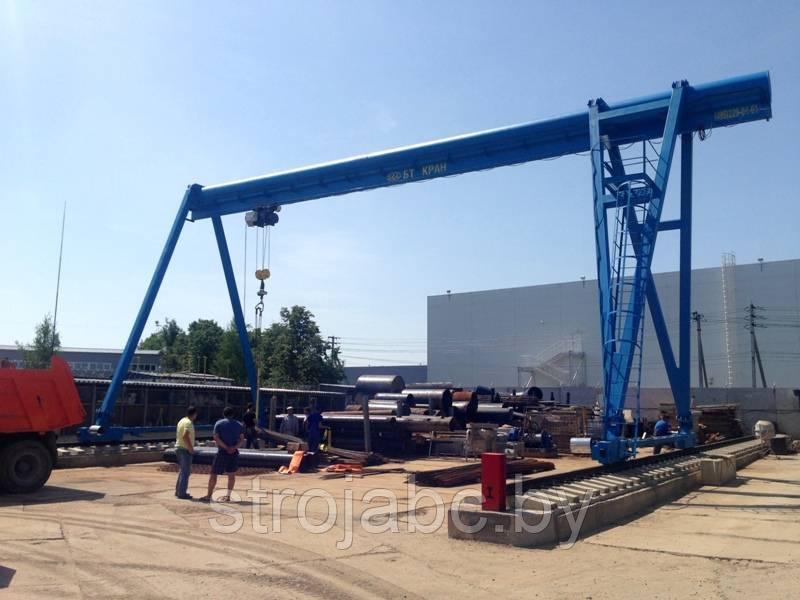 Козловой кран 10,0 тн, h от 3,0 до 16,5 м