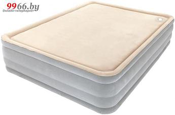Двуспальная надувная кровать матрас с насосом для сна отдыха BestWay 67486 со встроенным электронасосом