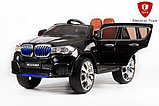 Двухместный электромобиль Electric Toys BMW X5 Lux 24V (черный) 4WD, фото 2