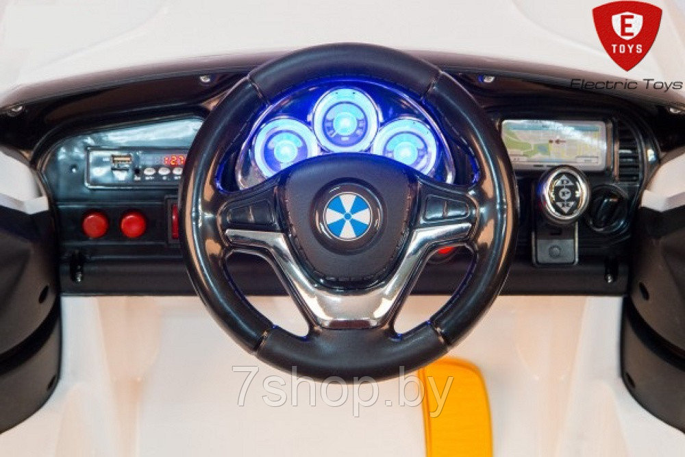 Двухместный электромобиль Electric Toys BMW X5 Lux 24V (черный) 4WD - фото 6 - id-p172264337
