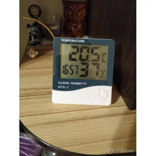 Цифровой термометр с гигрометром KZ-013 HTC-1 - фото 3 - id-p172284494