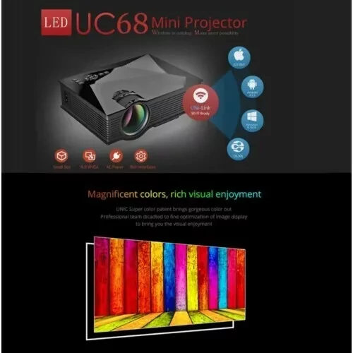 Led Проектор Unic UC68 - фото 4 - id-p172284499