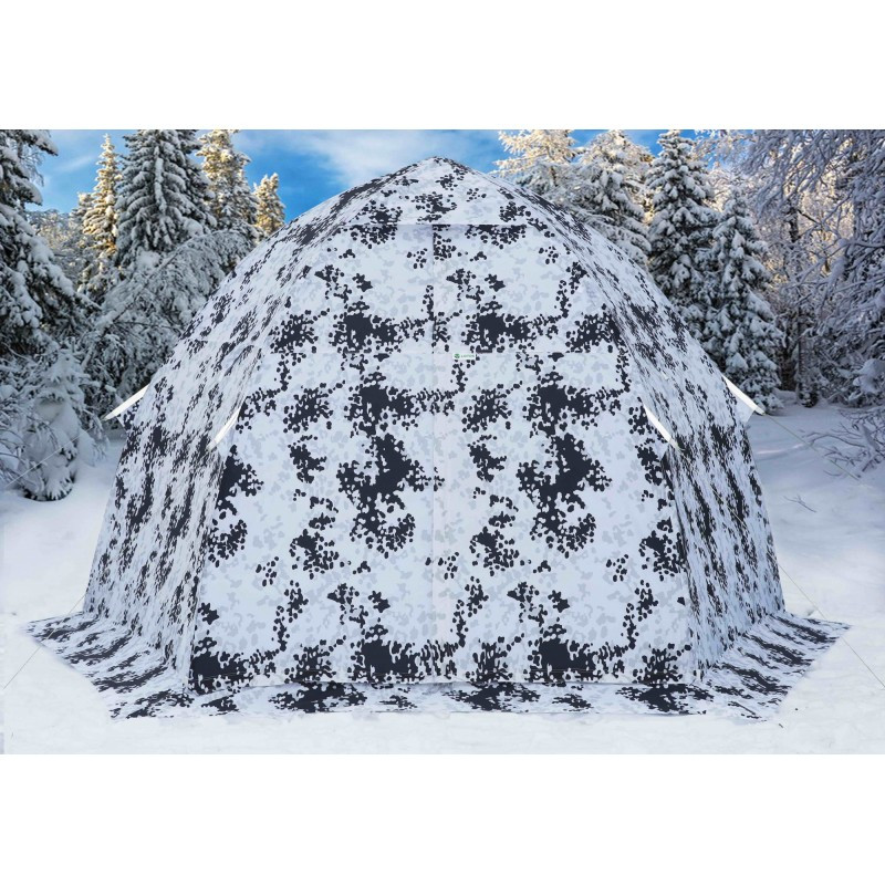 Зимняя палатка Лотос 3 (КМФ) Камуфляж (270х255х180 см),арт 17036 - фото 4 - id-p172284723
