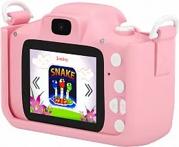 Детский фотоаппарат с селфи камерой Childrens Fun Camera Cute Kitty. Розовый - фото 9 - id-p172291284