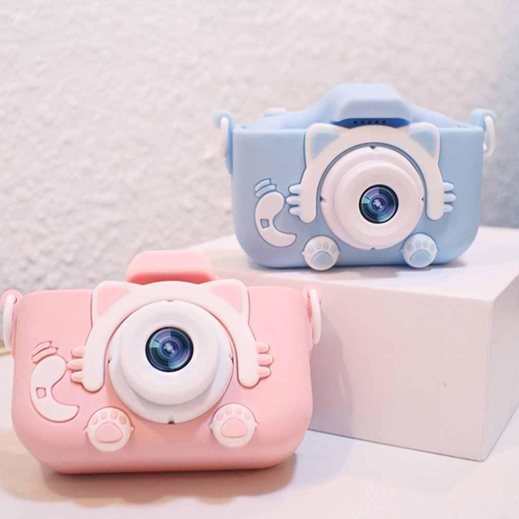 Детский фотоаппарат с селфи камерой Childrens Fun Camera Cute Kitty. Розовый - фото 6 - id-p172291284
