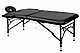 Массажный стол 2-секционный алюминиевый BodyFit (186x70 см) черный, фото 5