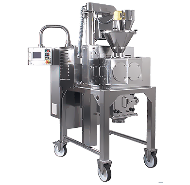 Компактор-гранулятор POWTEC RC150 PHARMA c просеивающей машиной RTS и вакуумной загрузкой