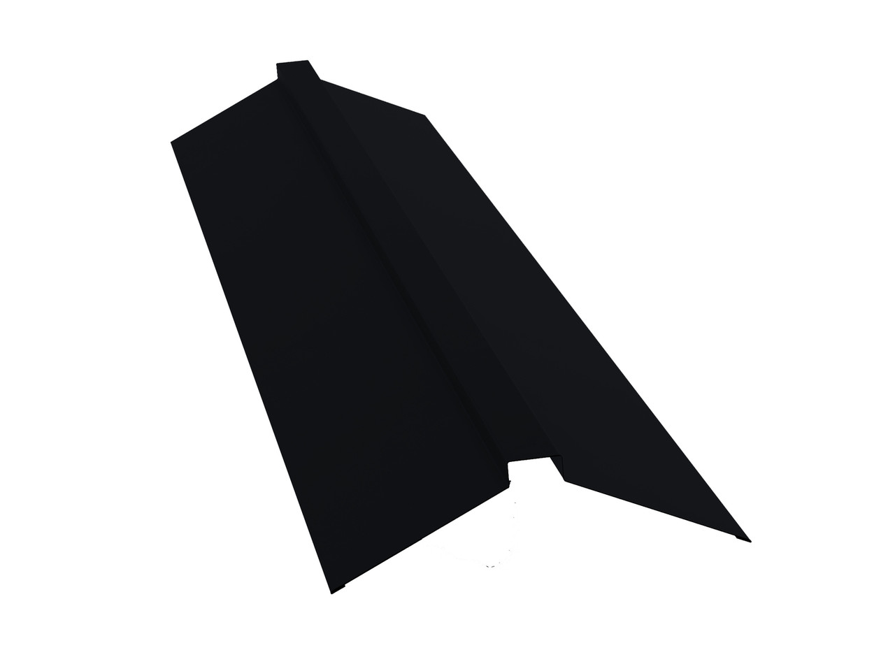 Фигурный конек 115х30х115 RAL 9005 МАТ