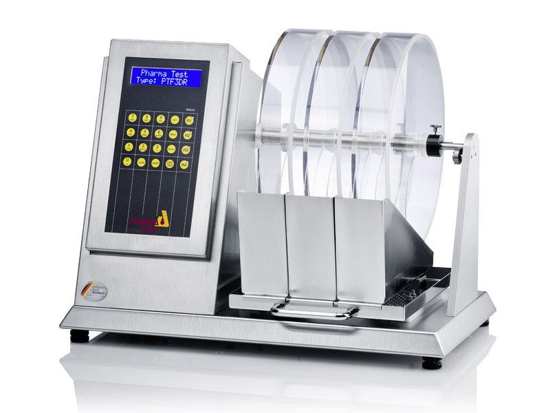 Тестер истираемости с автовыгрузкой Pharma Test PTF 3DR