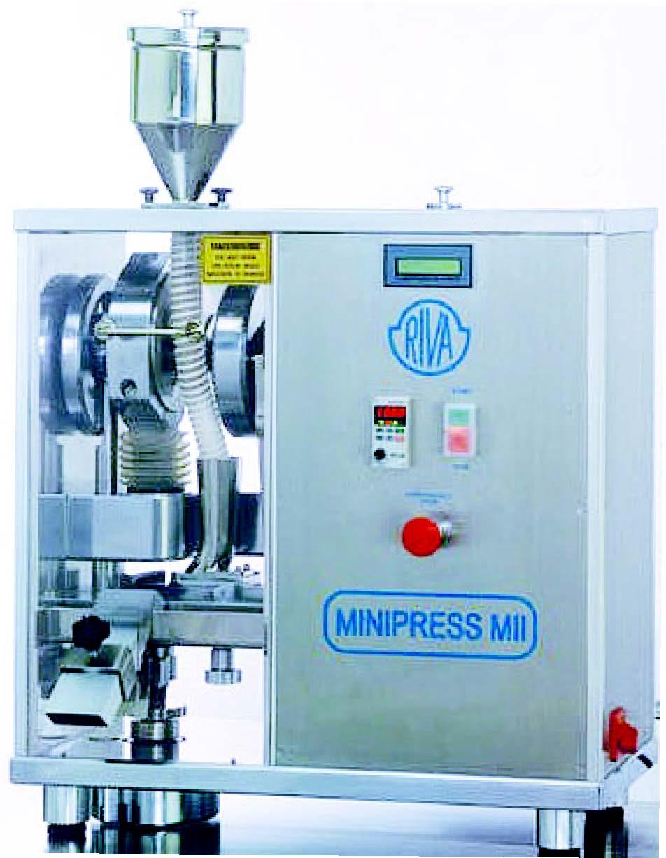 Эксцентриковый пресс таблеточный Riva MINIPRESS MII