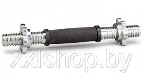 Гриф для гантелей Atlas Sport 25х350мм 1,35 кг (полнотелый) с резиновой ручкой