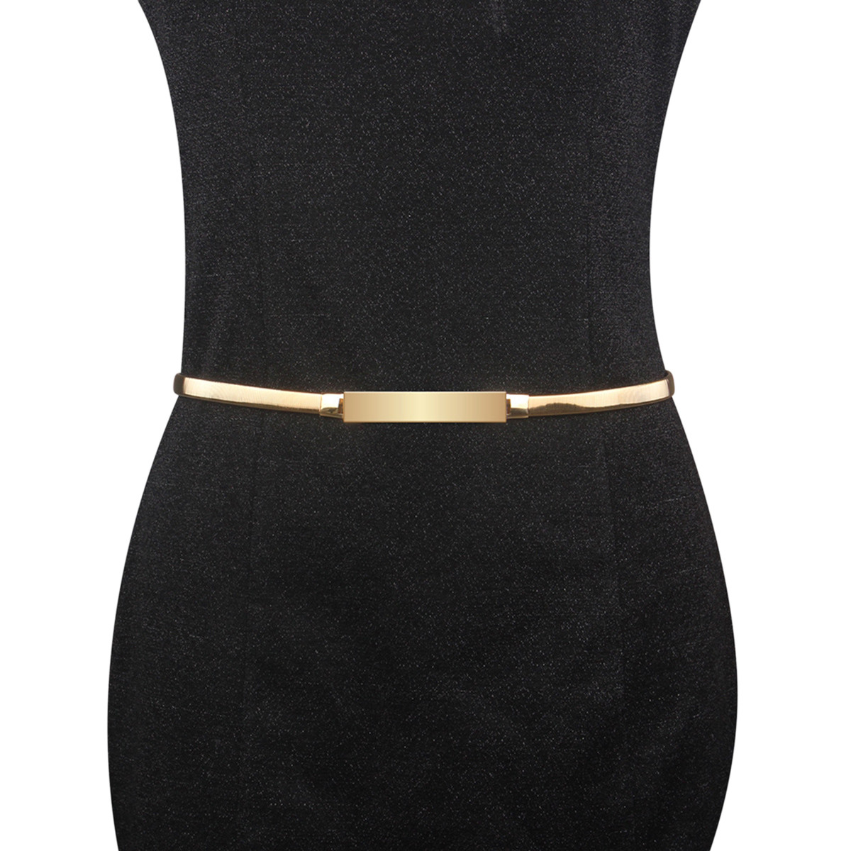 Ремень для платья эластичный 70 cm SiPL золотой - фото 2 - id-p172322057