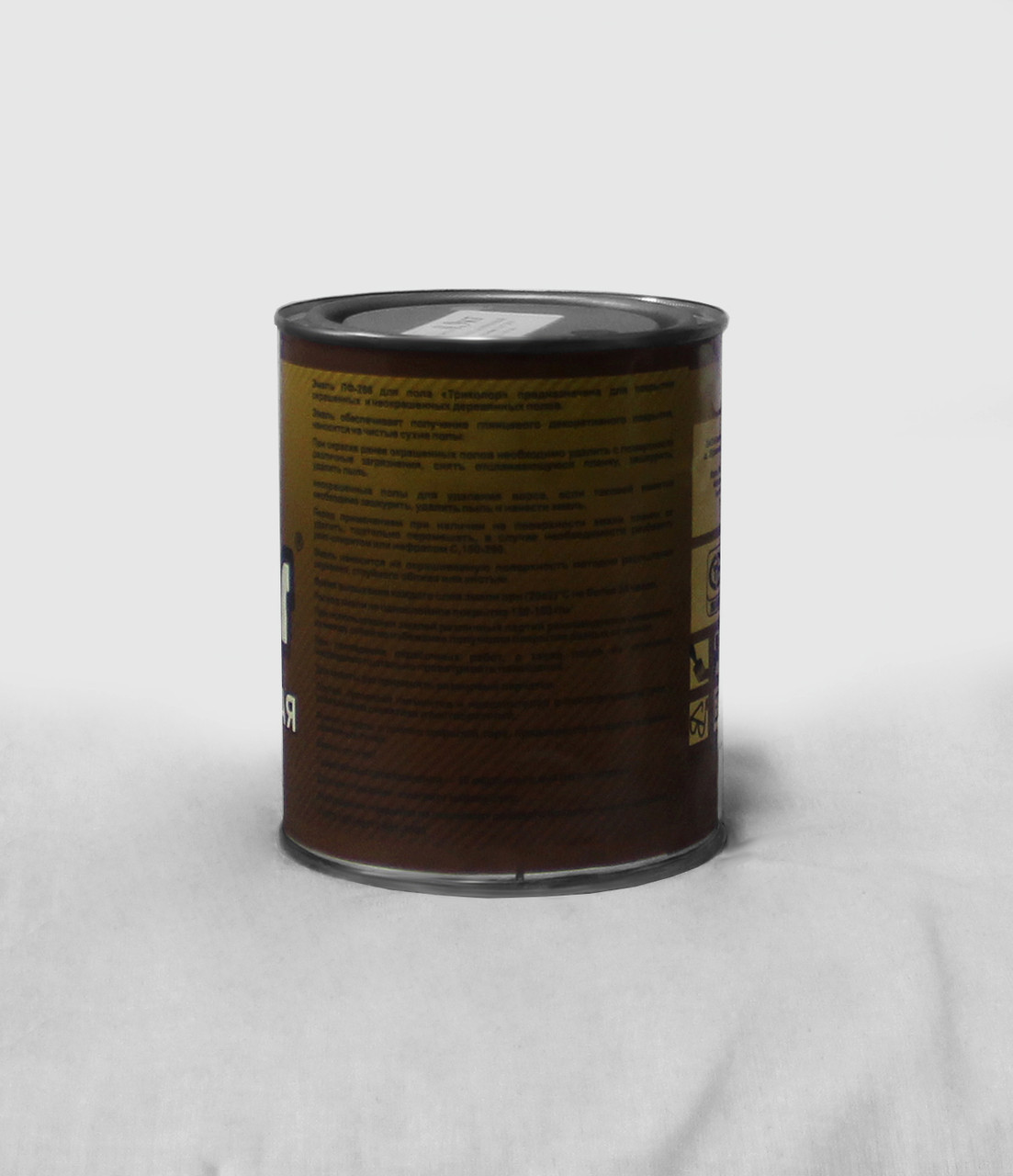 Эмаль ПФ-266 для пола (красно-коричневая 0,9 кг) с НДС - фото 3 - id-p159846549