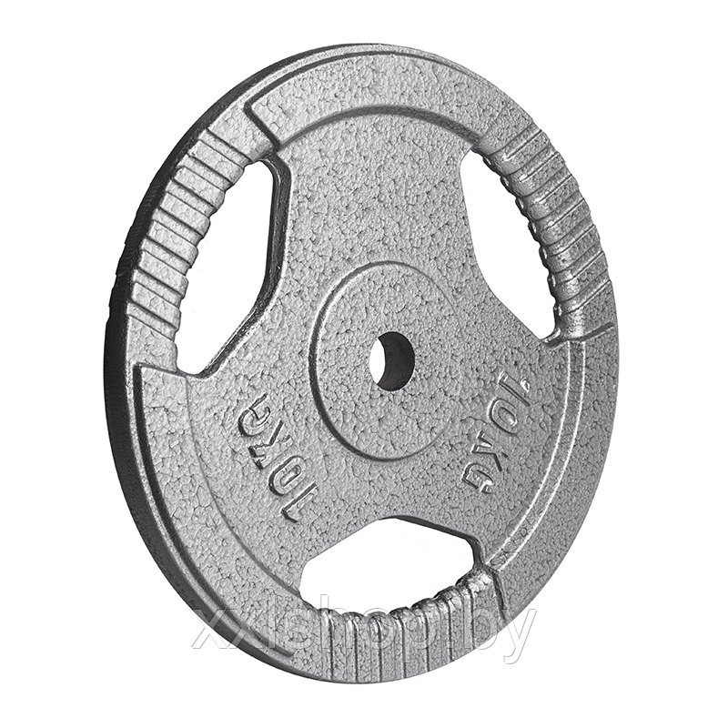 Диск металлический Atlas Sport Hammertone 10 кг (посад. диаметр 26 мм) - фото 2 - id-p172323189