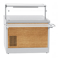 Прилавок холодильный ПВВ(Н)-70Х-04-НШ (открытый) плоский стол