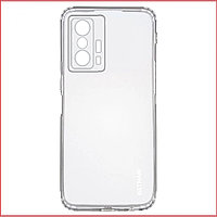 Чехол-накладка для Xiaomi 11T / 11T Pro (силикон) прозрачный с защитой камеры