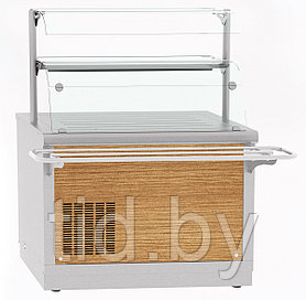 Прилавок холодильный ПВВ(Н)-70Х-06-НШ (открытый) плоский стол