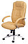 Кресло АДМИРАЛ стиль хром, стул ADMIRAL Chrome в коже LUX, фото 2
