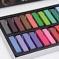 Мелки для волос, 24 шт., "Hair Chalk", фото 3