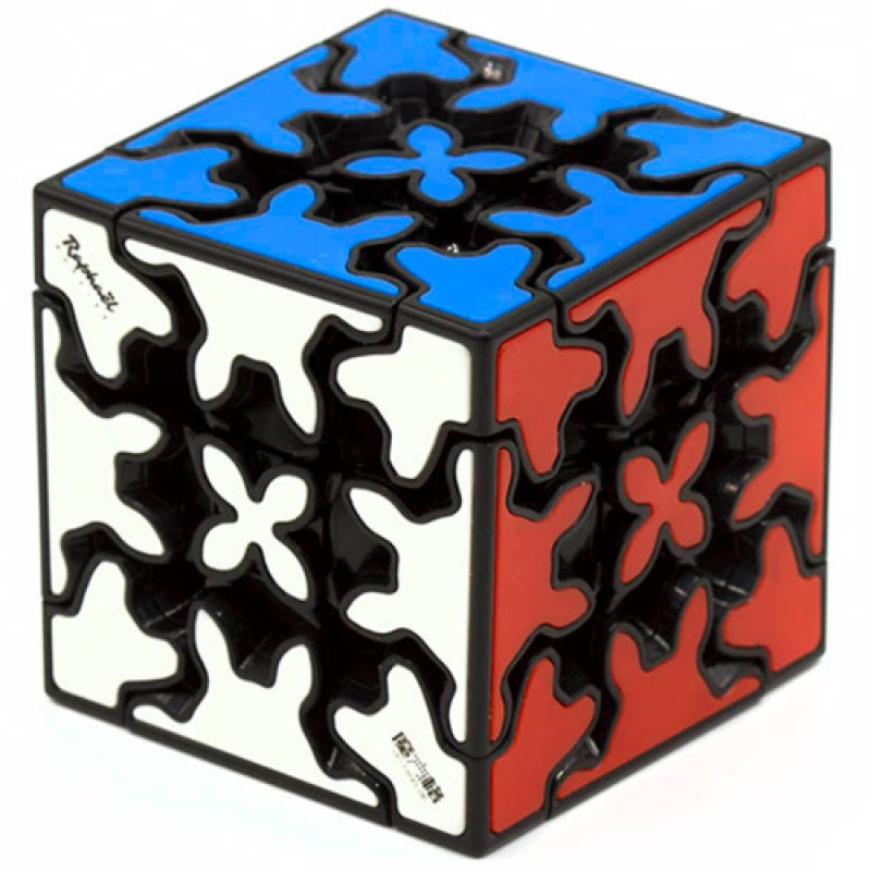 Головоломка MoFangGe 3x3 Gear Cube / цветной пластик / без наклеек / Мофанг, фото 1
