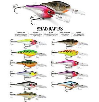 Воблер Rapala Shad Rap RS 7 cm. (2.1-4.5м.)