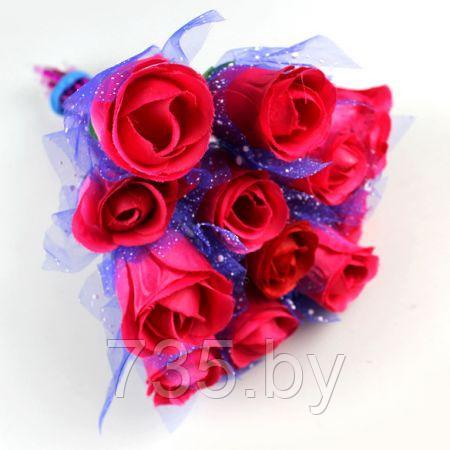 Ручка цветок Роза, набор 5шт букет из ручек шариковая - фото 2 - id-p172345129