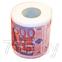Туалетная бумага "500 Евро", набор 2 шт
