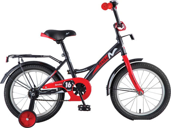 Детский велосипед Novatrack Strike 20 (черный/красный), фото 2