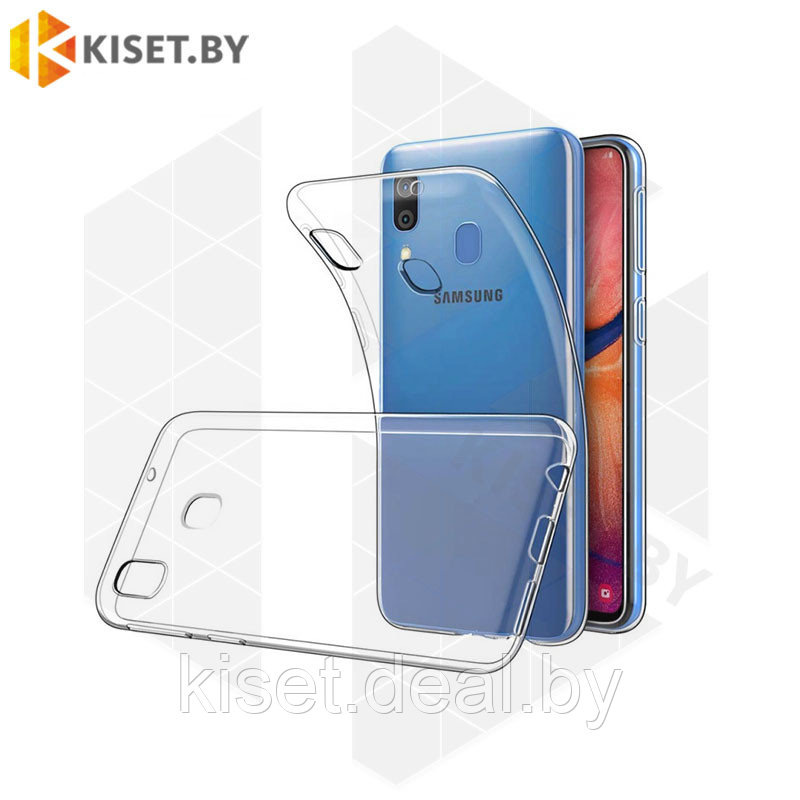 Силиконовый чехол Better One TPU Case для Samsung Galaxy A40 прозрачный - фото 1 - id-p172342848