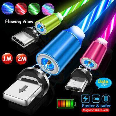 Магнитный кабель для зарядки USB 3 в 1 LED KK21S ( 4 цвета ) 2 метра - фото 1 - id-p172363499