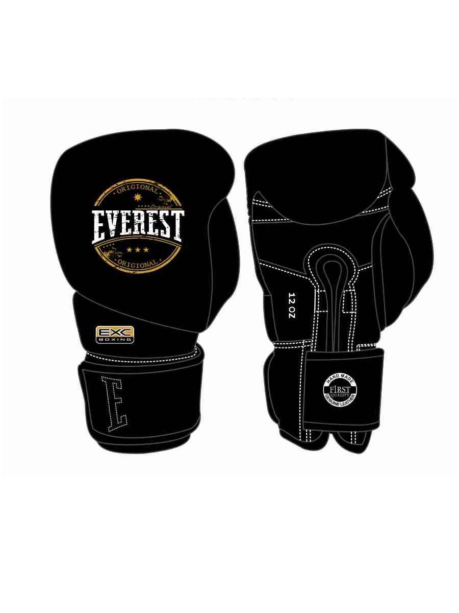 Перчатки боксерские Everest 8000/01 кожа - фото 2 - id-p172363630