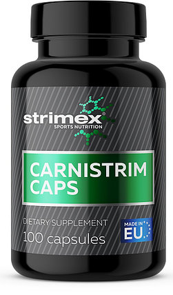 Жиросжигатели Strimex Sport Nutrition Carnistrim Caps 100 капсул, фото 2