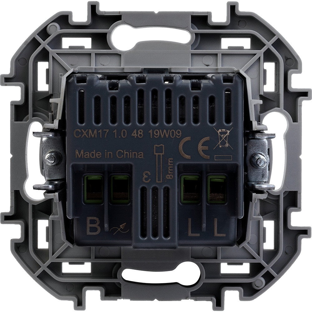 Inspiria - Светорегулятор поворотно-нажимной универсальный, 5 75 Вт для LED-ламп, 5 300 Вт для ламп - фото 2 - id-p171275590